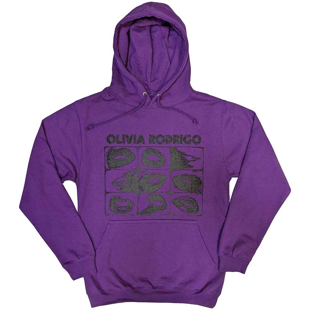Olivia Rodrigo - Threshold Lips Grid Hoodie/trui - Paars